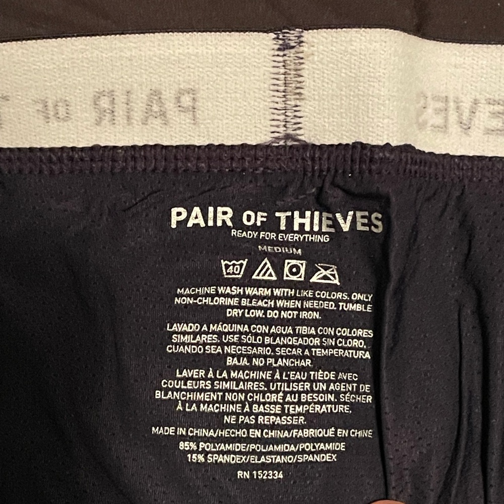 Pair of Thieves Navy Boxer Briefs for Men - Picture 4 of 4